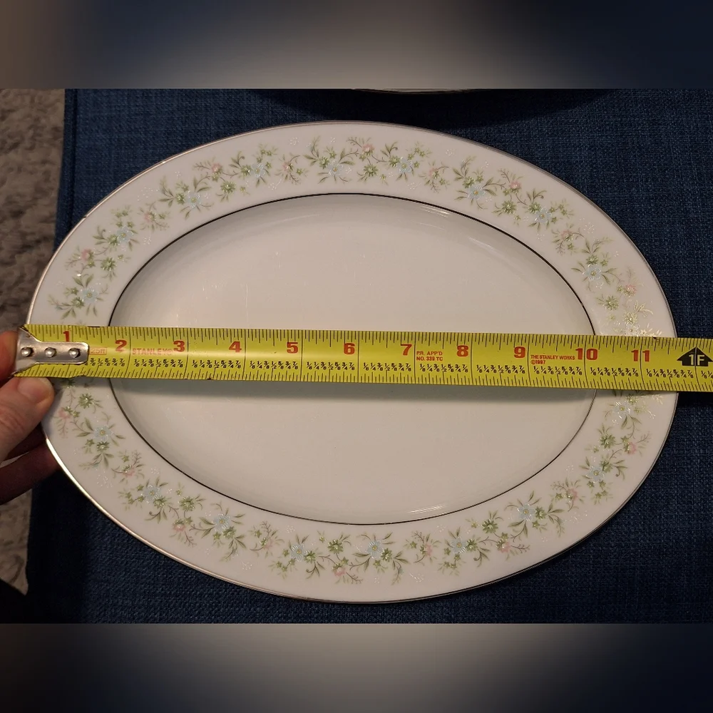 NORITAKE, Savannah Platinum Rim |  Serving Platters & Bowls and Sugar Bo…